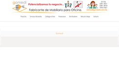 Desktop Screenshot of mueblesparaoficinagomedi.com